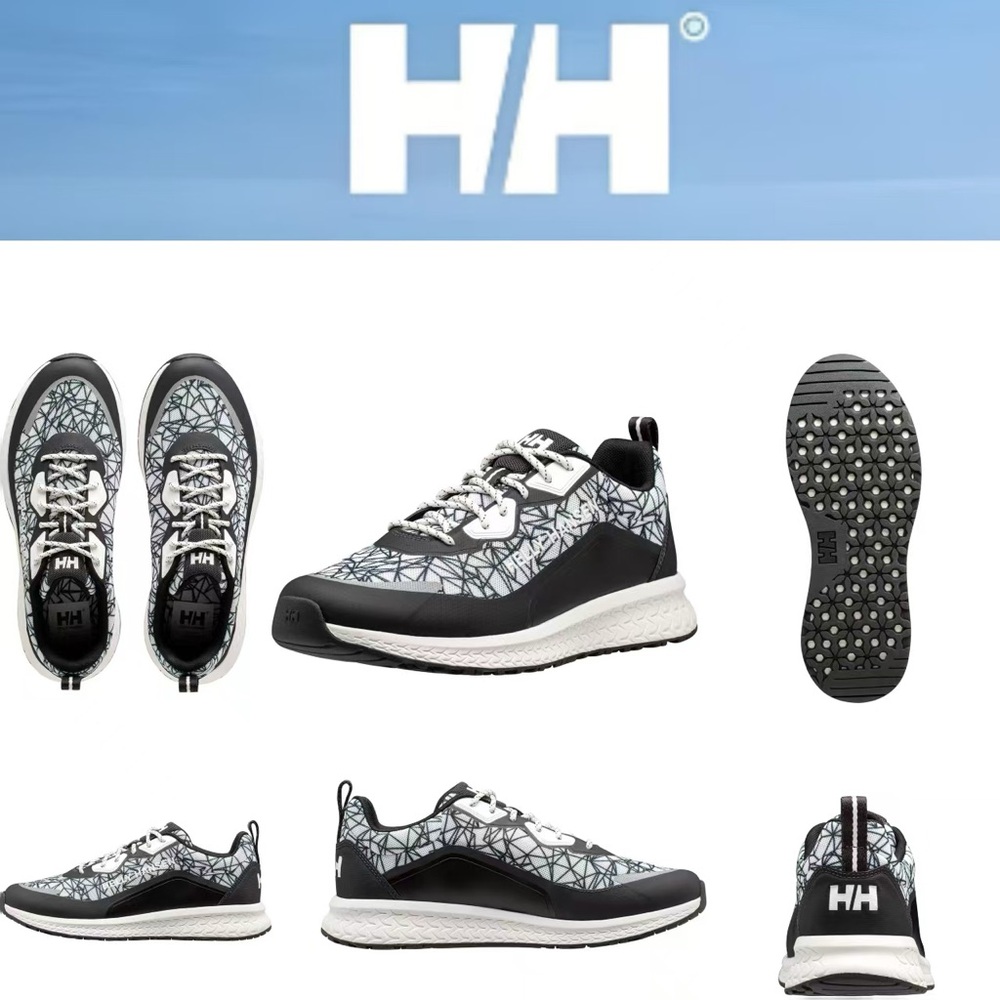 Helly Hansen Black and White Sneakers
